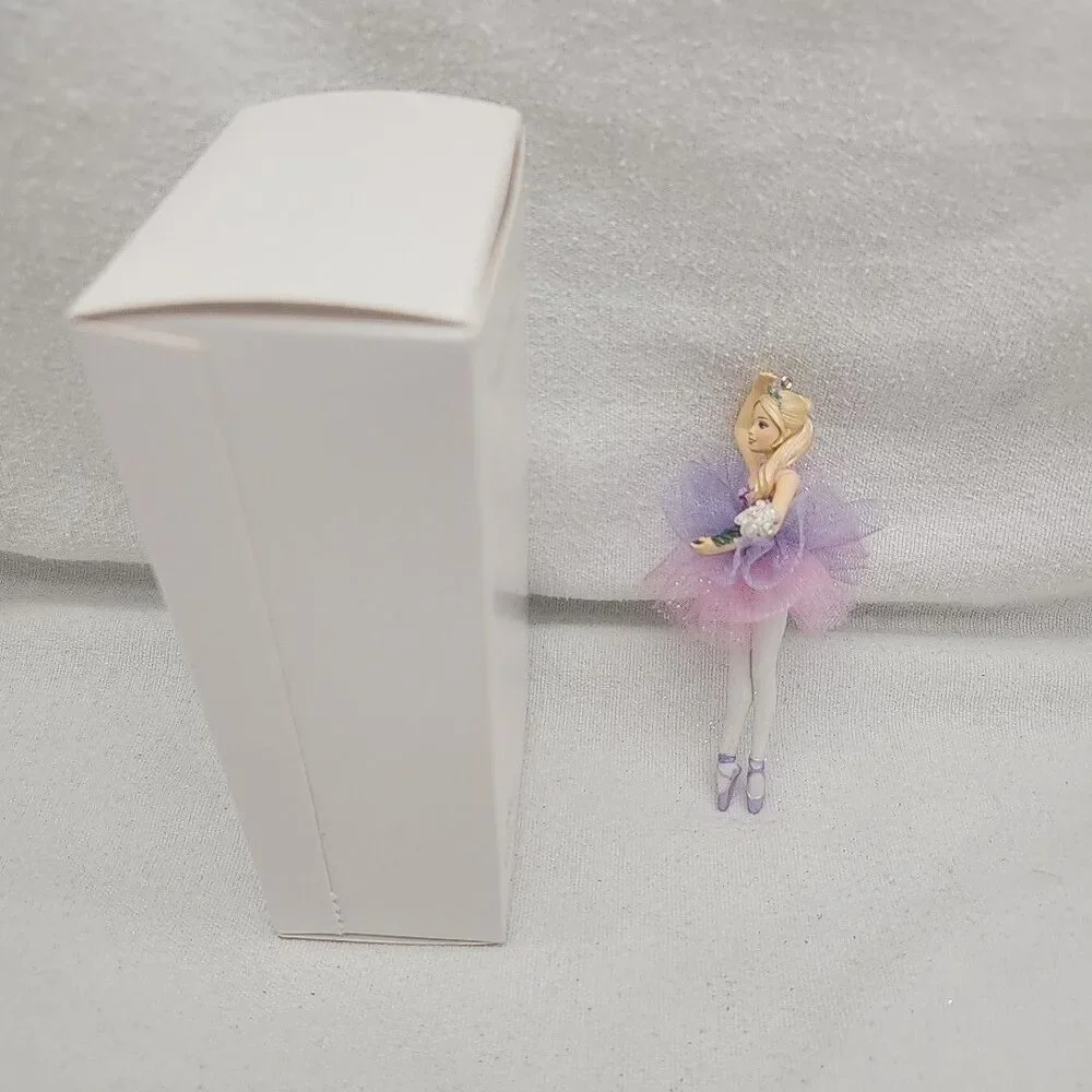 Ornament Hallmark Keepsake Barbie Ballerina 2008 Lavendar Mattel QXI1055 NEW